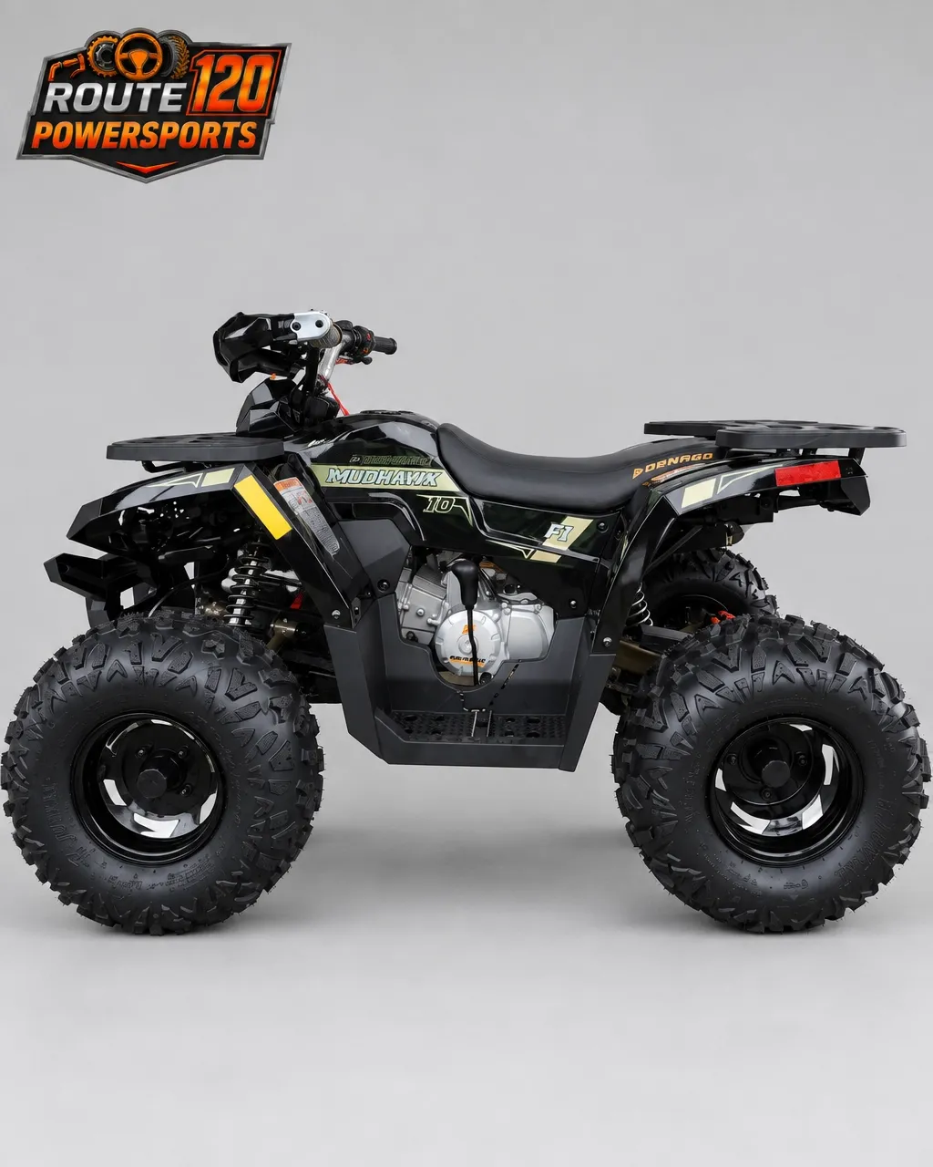 Mudhawk 10FI ATV Black Denago powersports machine