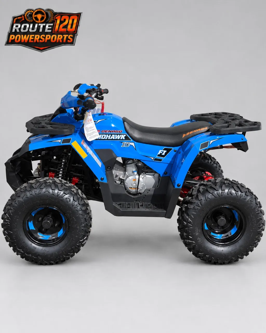 Mudhawk 10FI ATV Blue Denago powersports machine