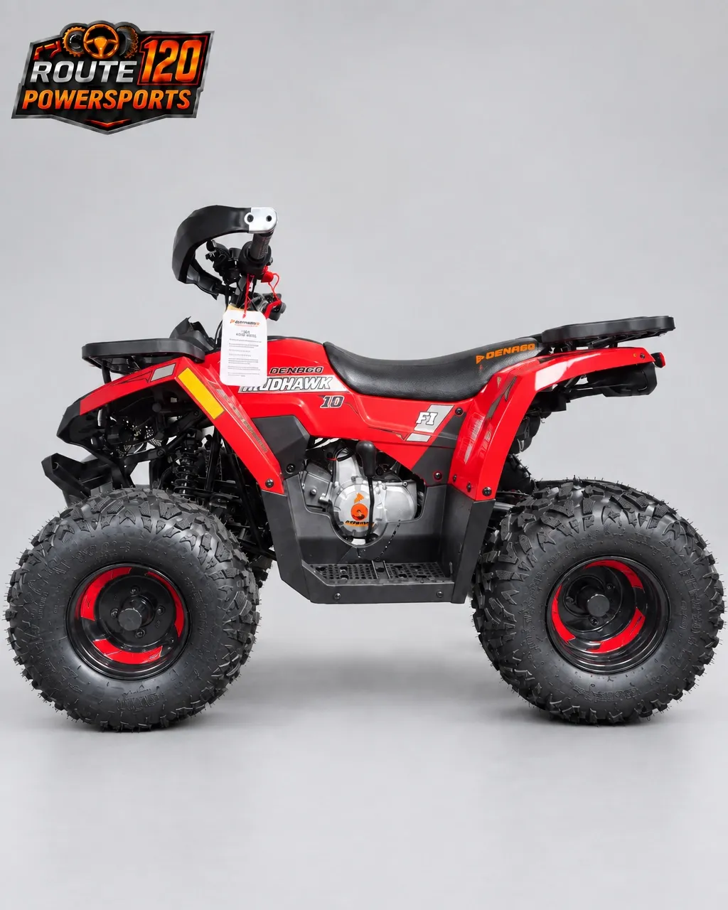 Mudhawk 10FI ATV Red Denago powersports machine