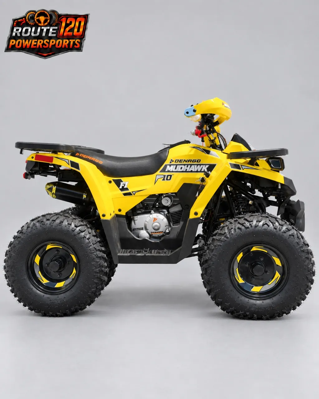 Mudhawk 10FI ATV Yellow Denago powersports machine